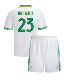 AS Roma Gianluca Mancini #23 Maglia Gara Terza Repliche 2025-26 Bambino Maniche Corte